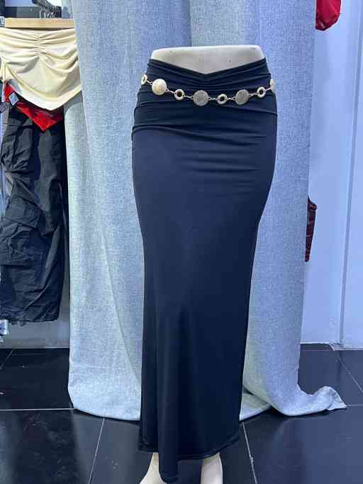 Falda Corte Sirena Negra