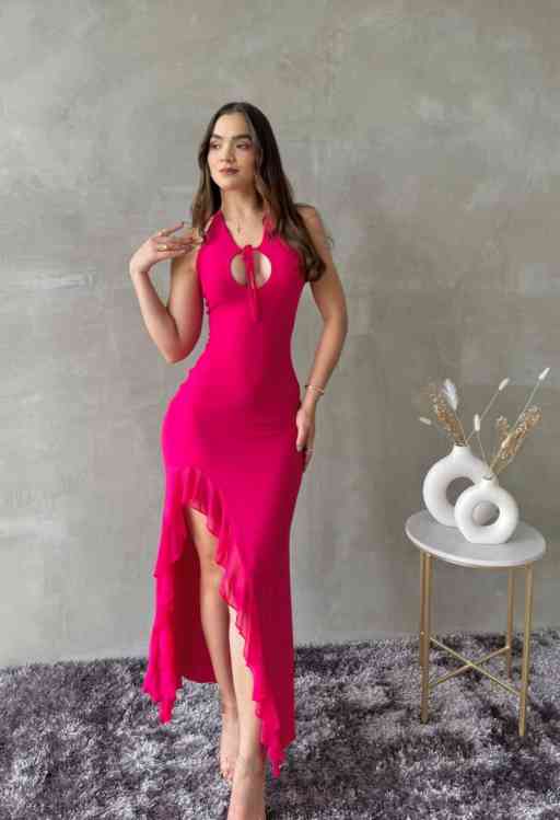 Vestido Largo Lazo Venecia