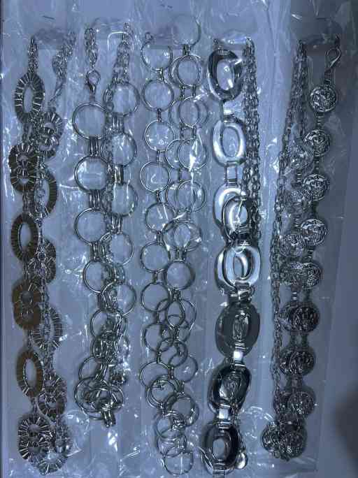 Correas Metal Plateado