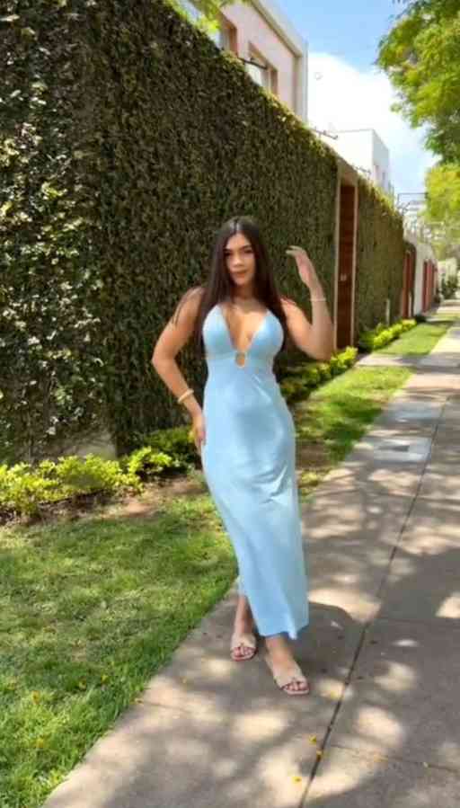 Vestido Largo Ariana Tela Venecia